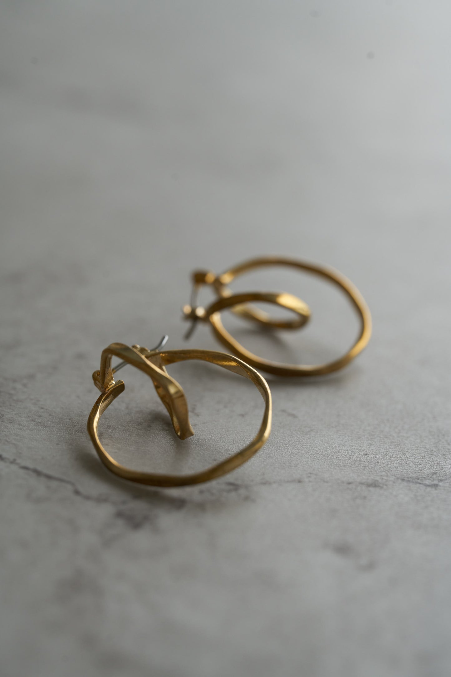 gold circle pierce