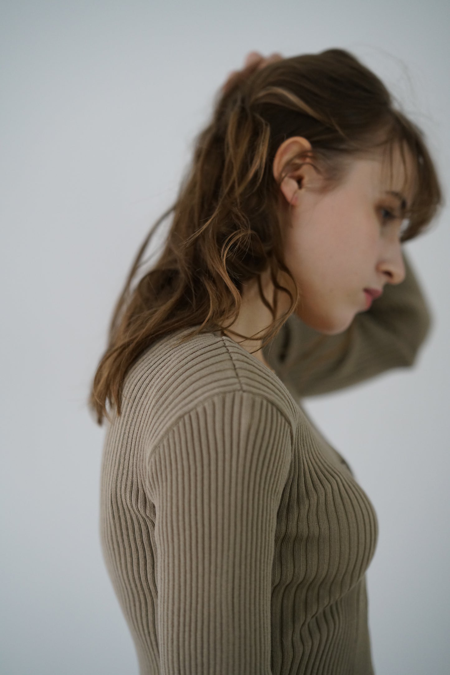 Ribknit cami &cardigan