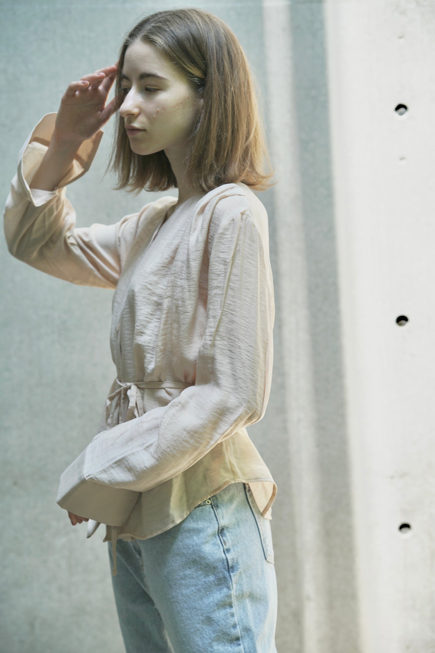 Rayon v neck shirt