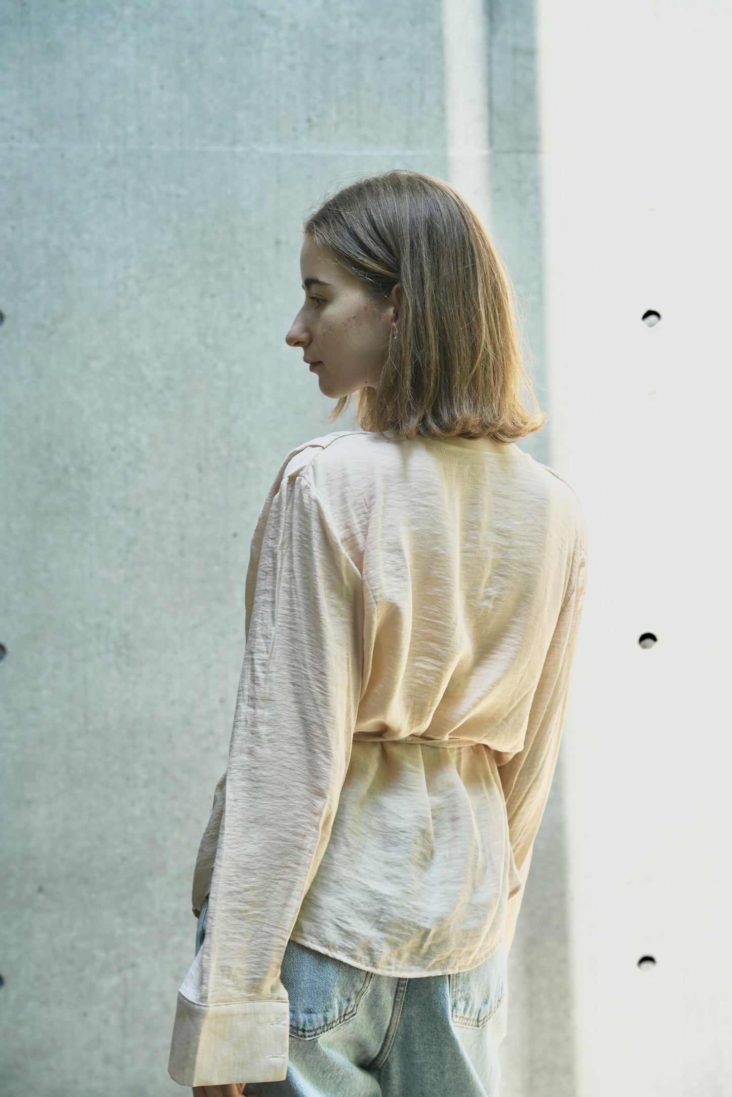 Rayon v neck shirt