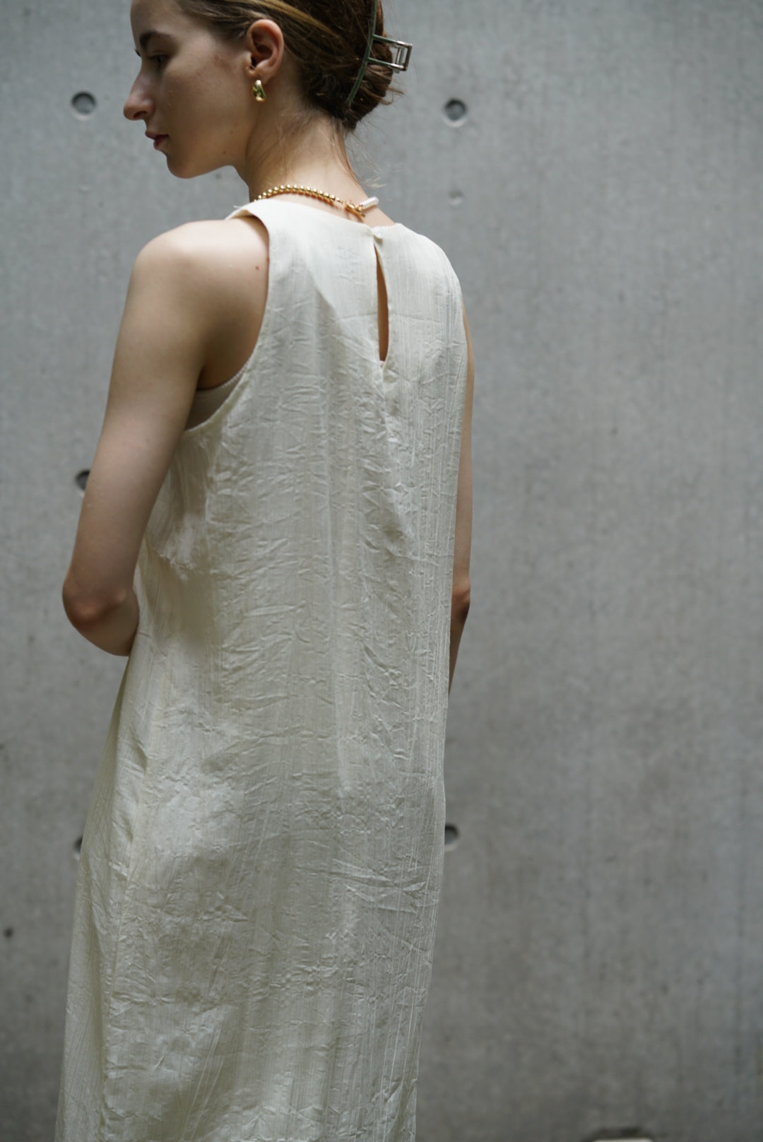 Rayon nosleeve one-piece
