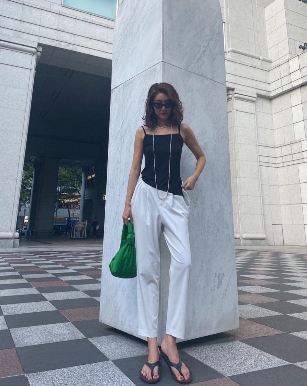 Asymmetry camisole