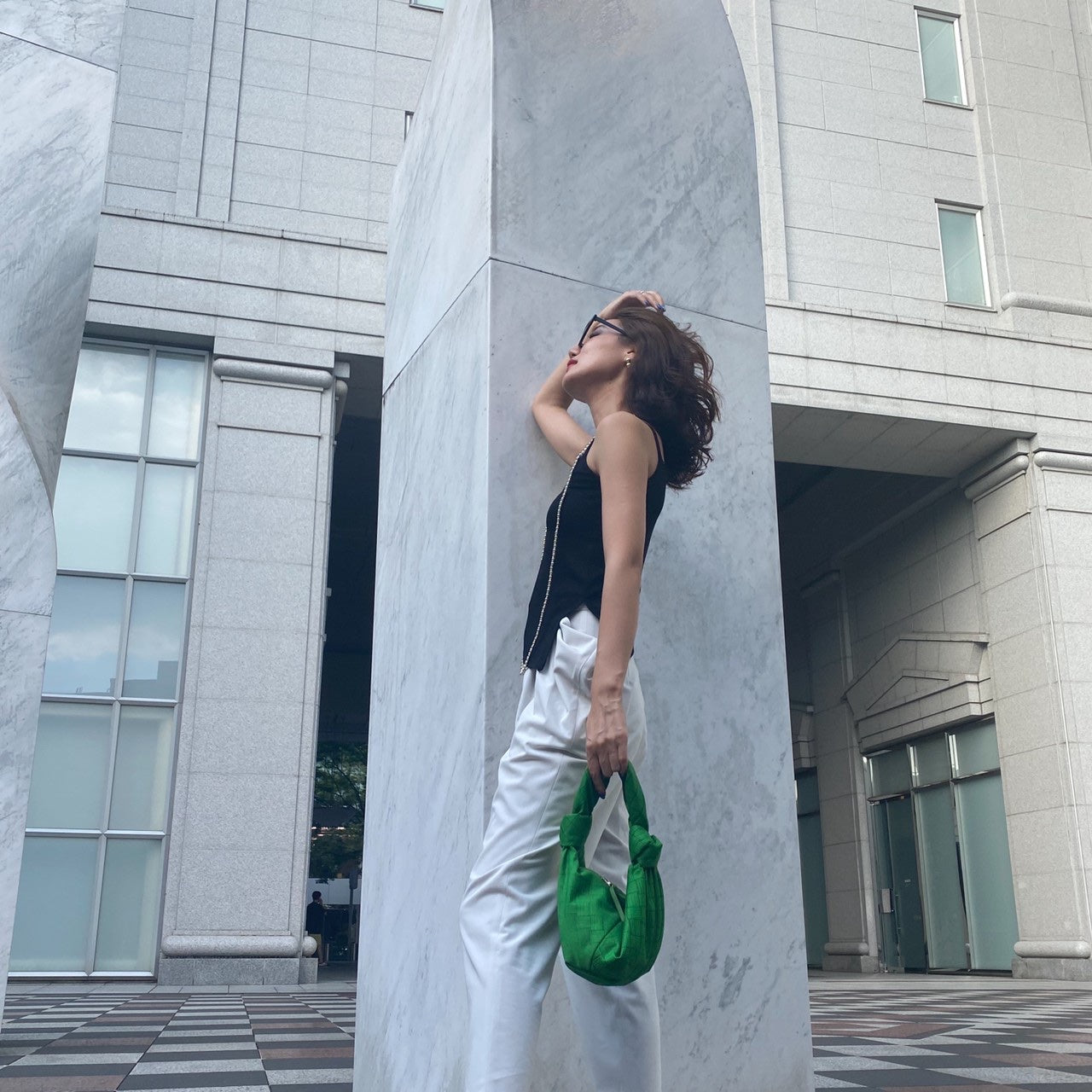 Asymmetry camisole