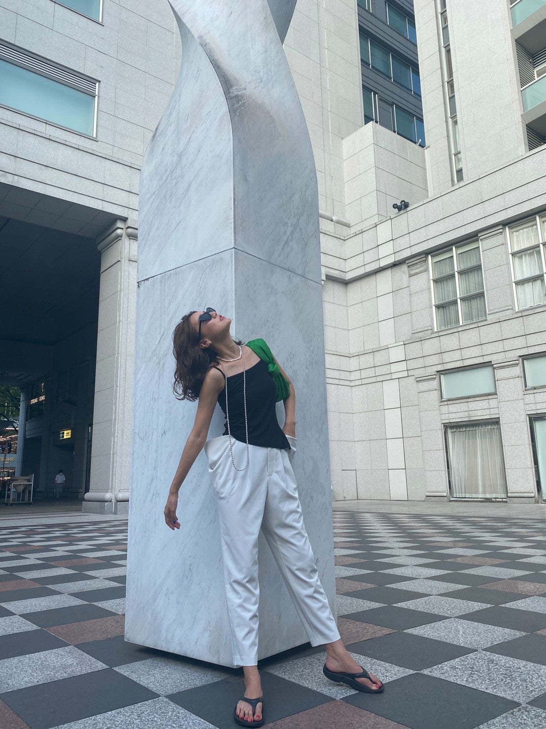 Asymmetry camisole