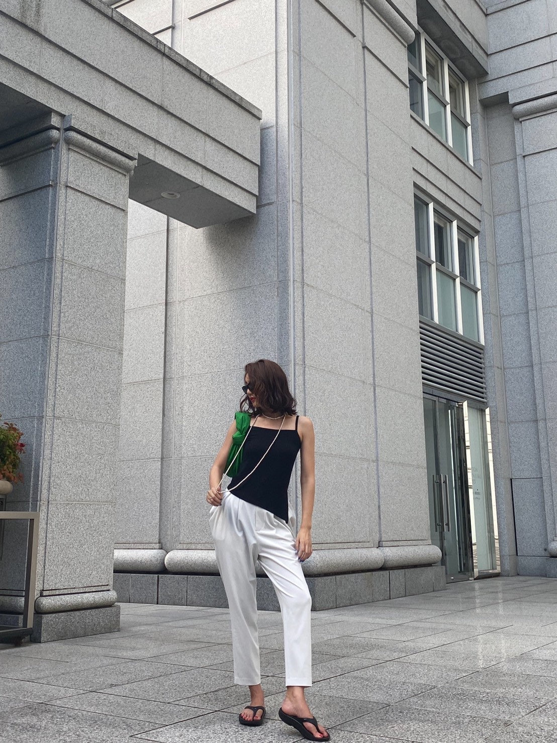 Asymmetry camisole
