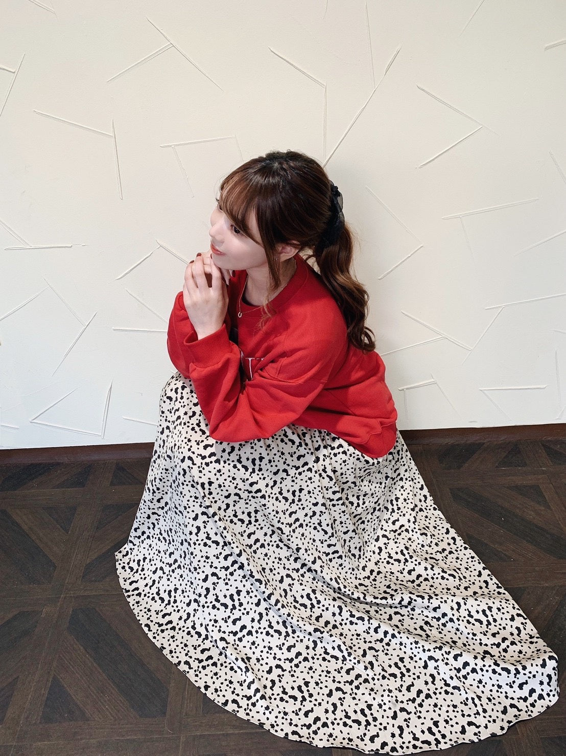 Dalmatian long skirt