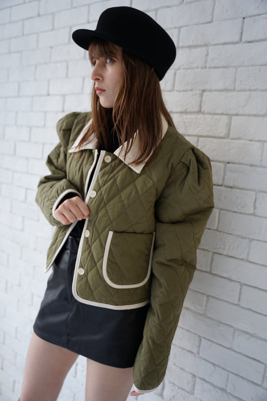 Puff sleeve jacket