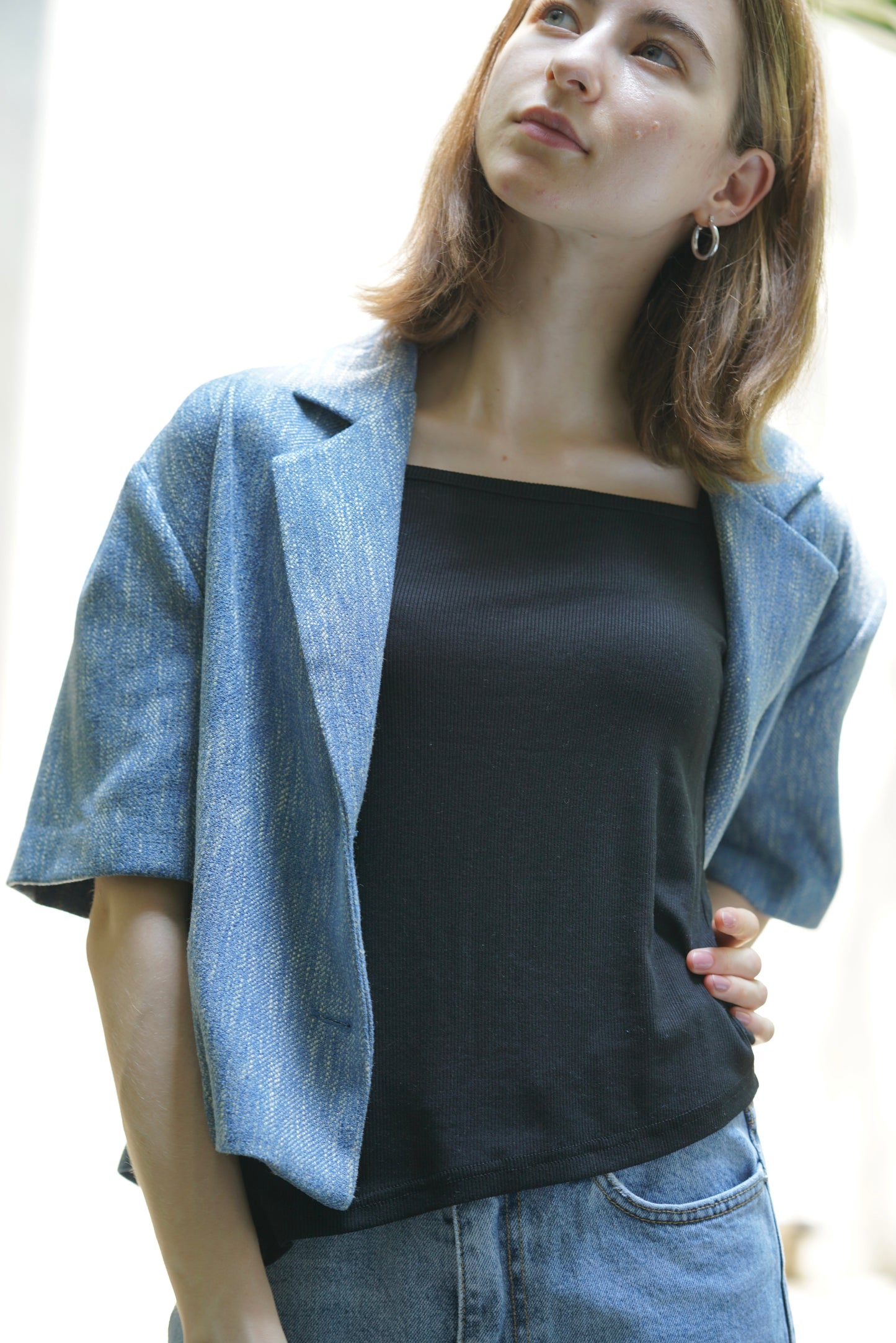 Short sleeve jacket