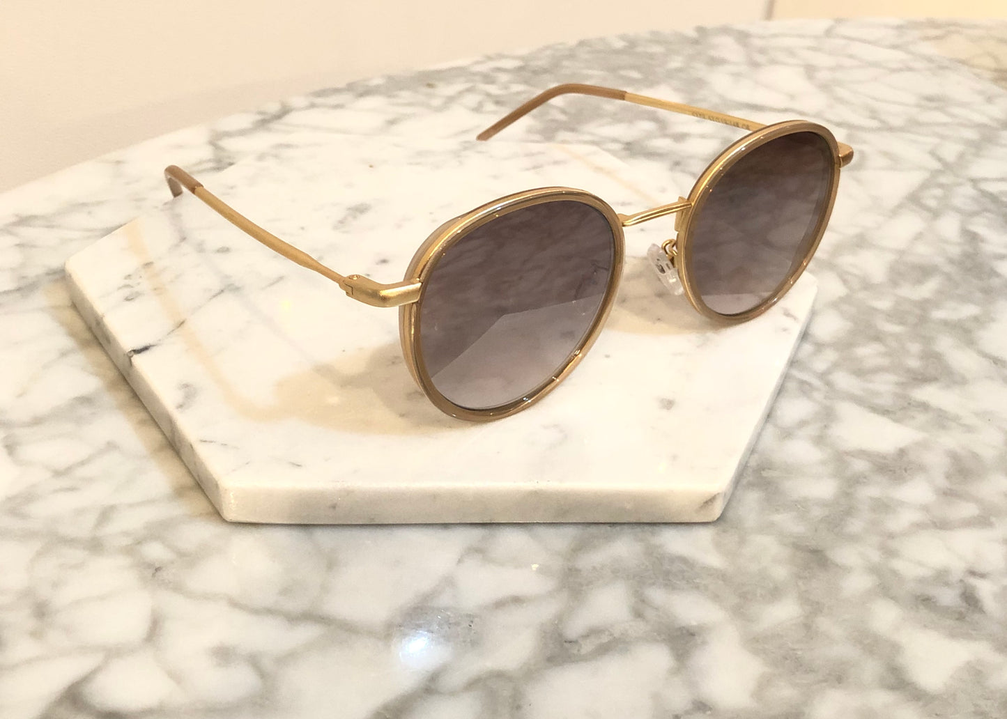 Gold flame sunglasses