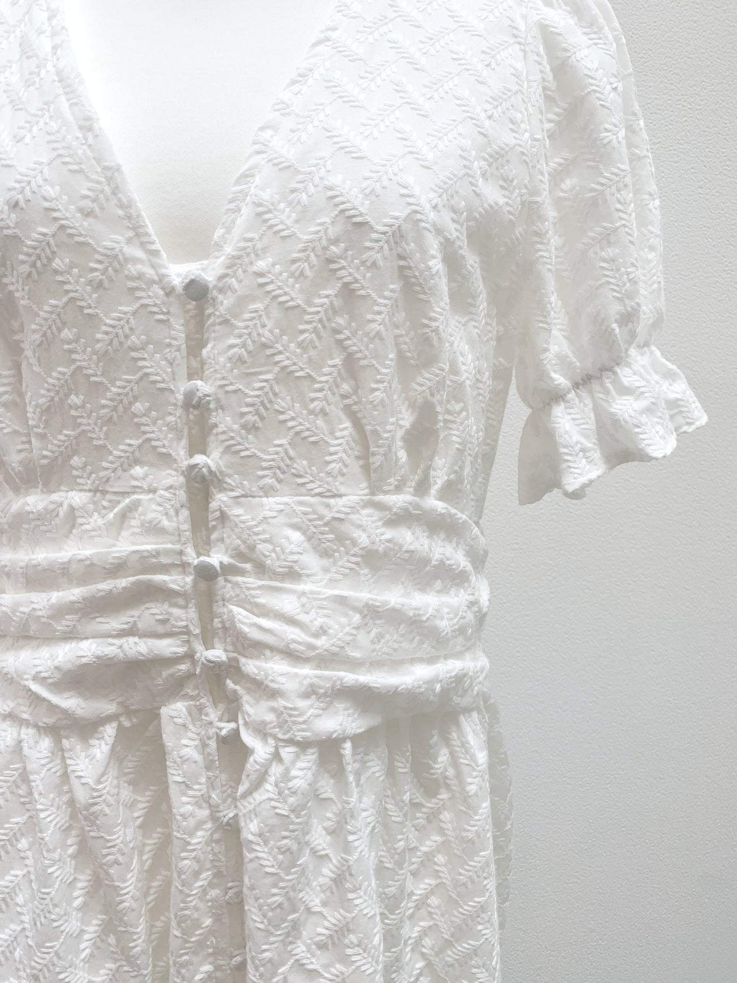 Cotton lace one-piece