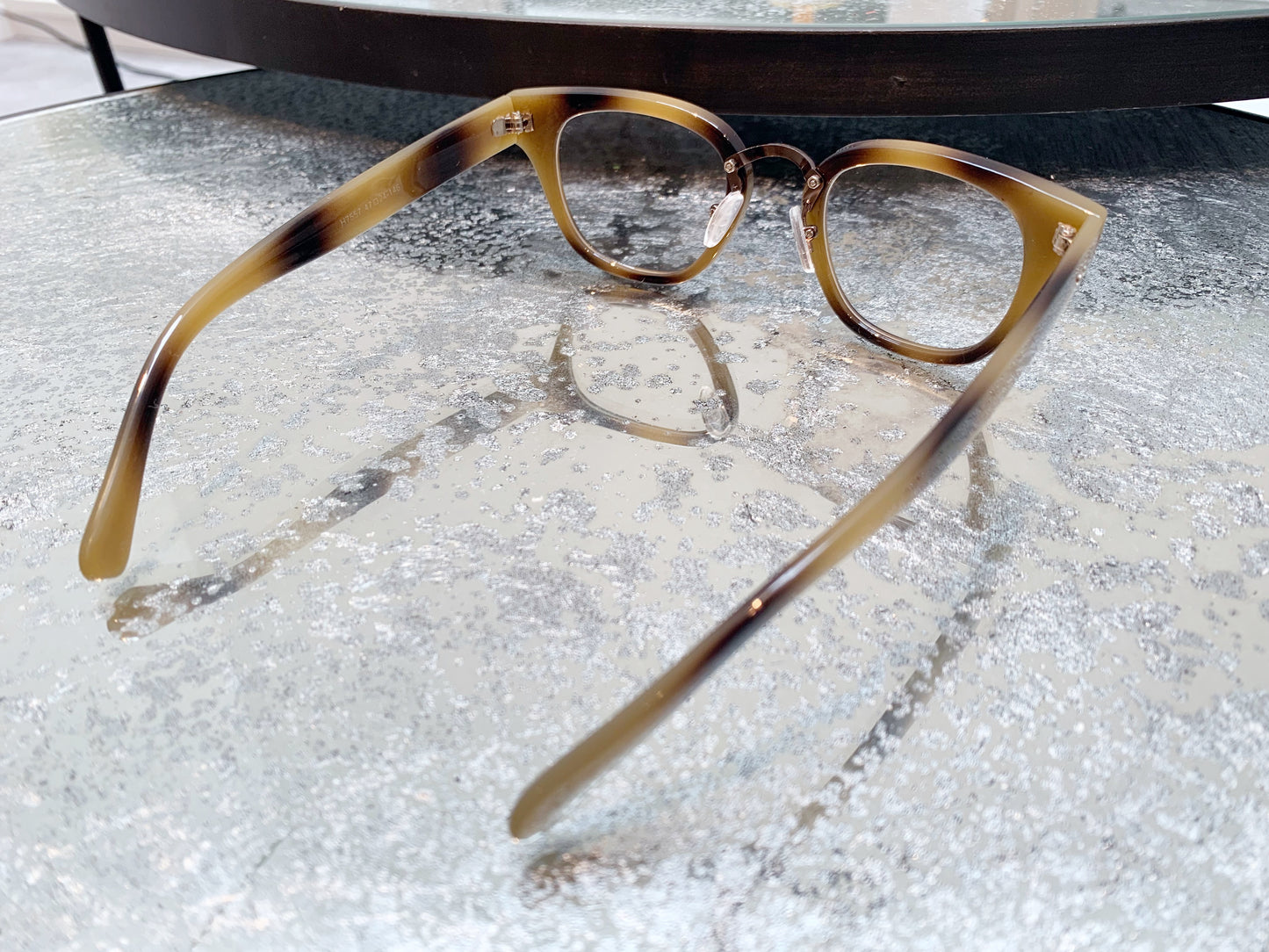 Tortoise frame glasses