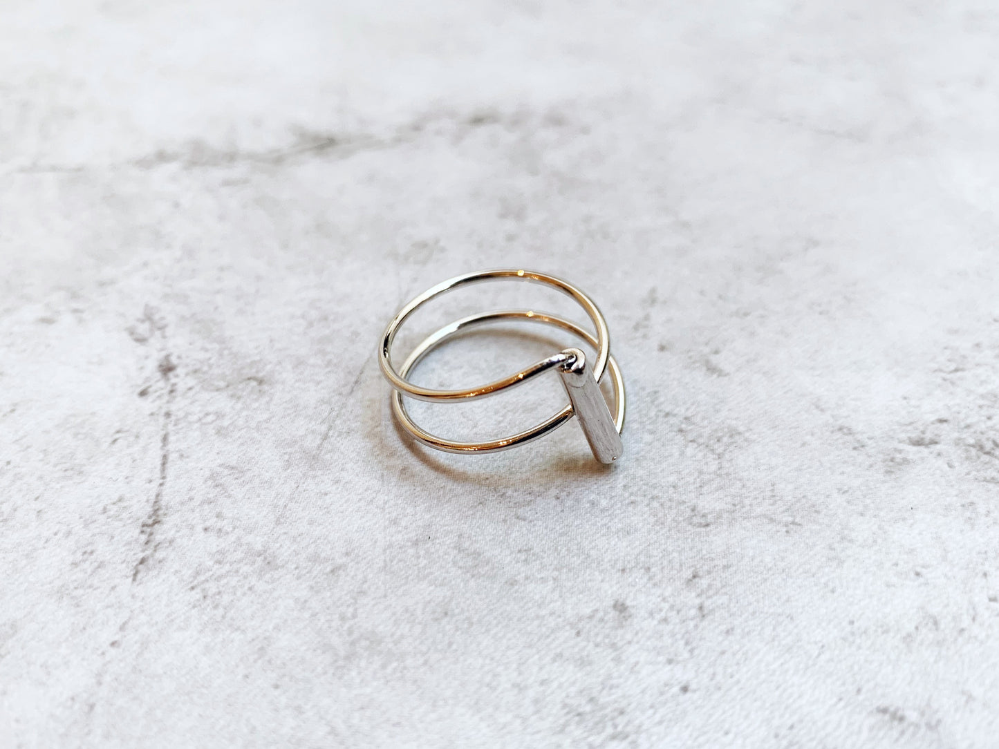 Spiral design ring.