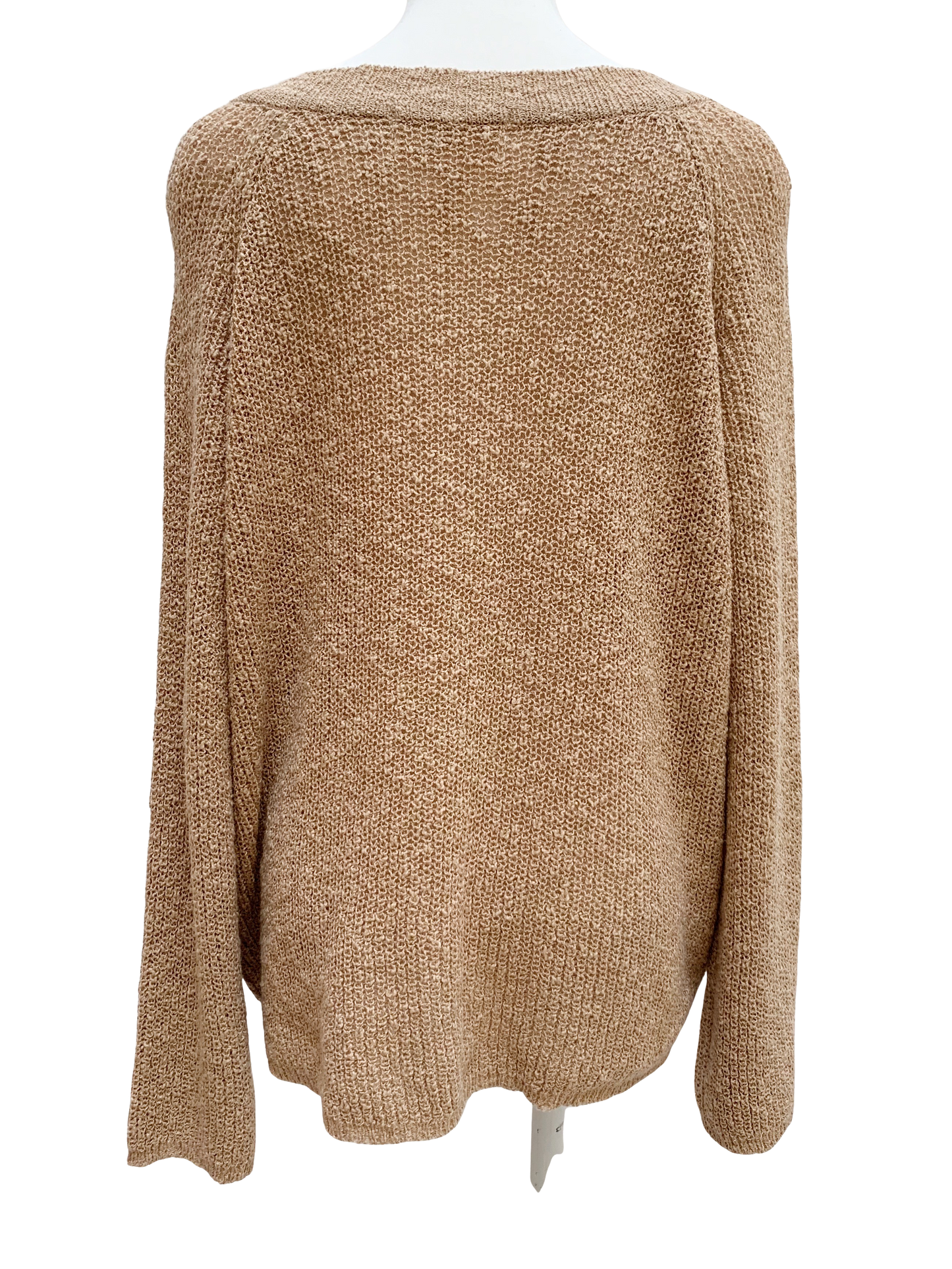 V-neck loose knit