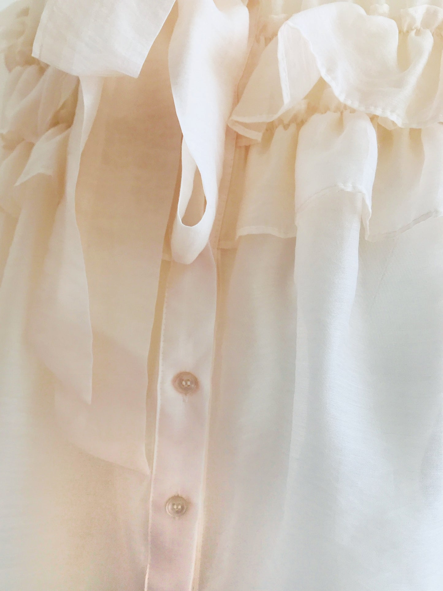 Sheer classical blouse