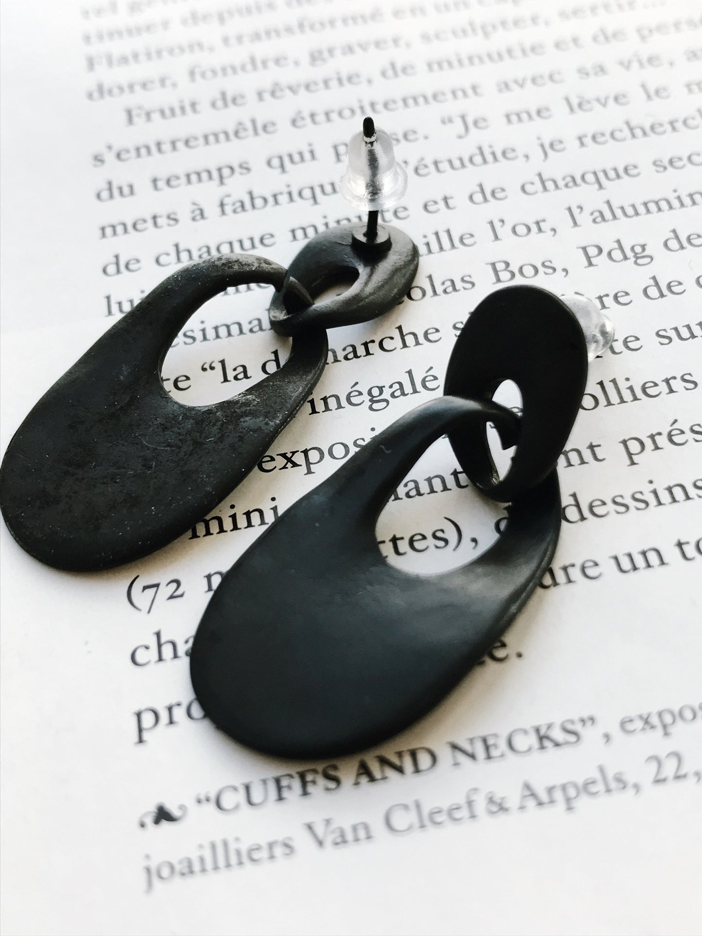 Oval matte pierce.