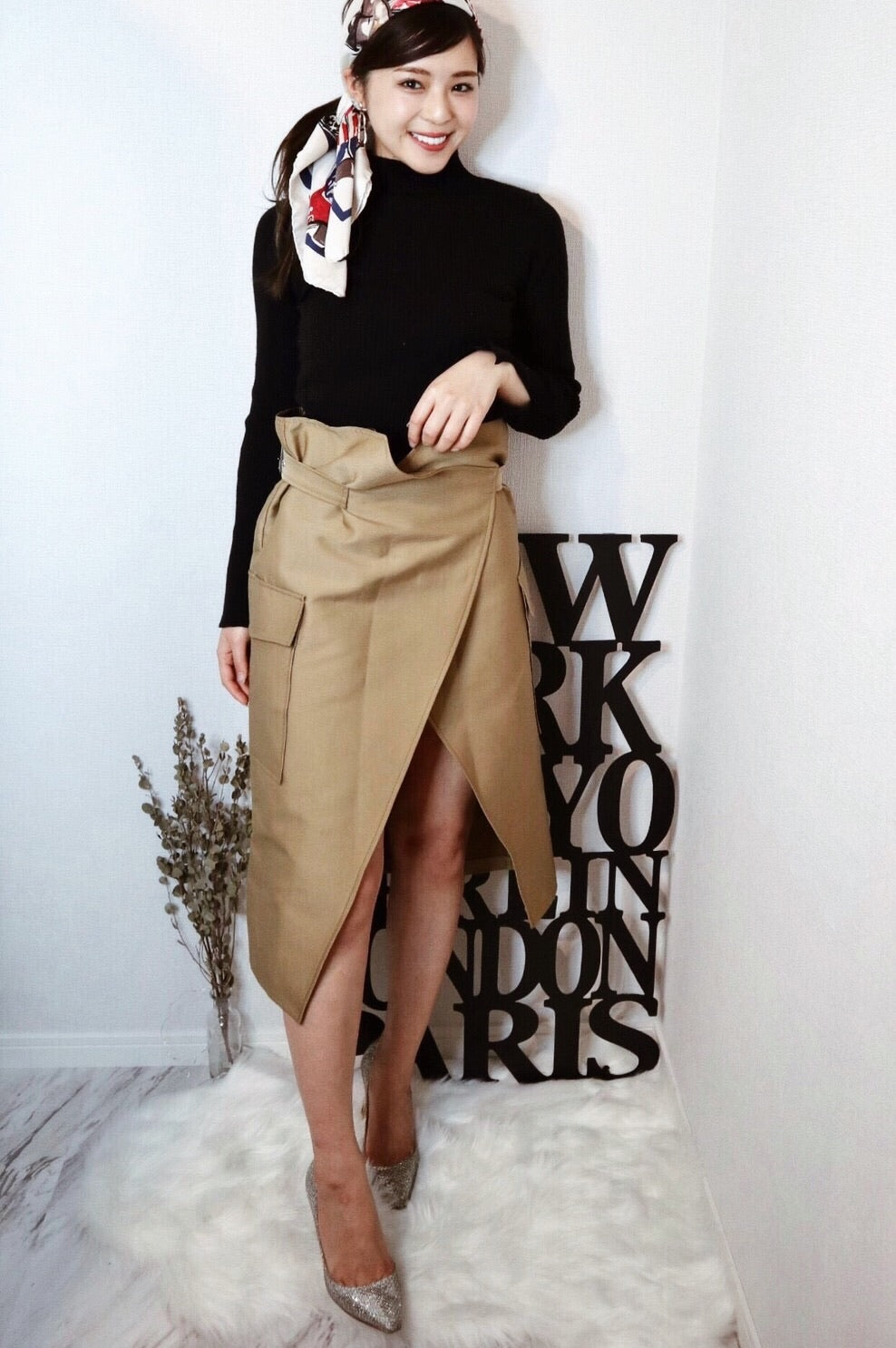 Wrap design skirt