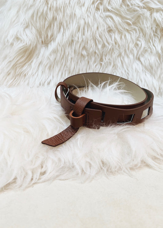 Square buckle belt