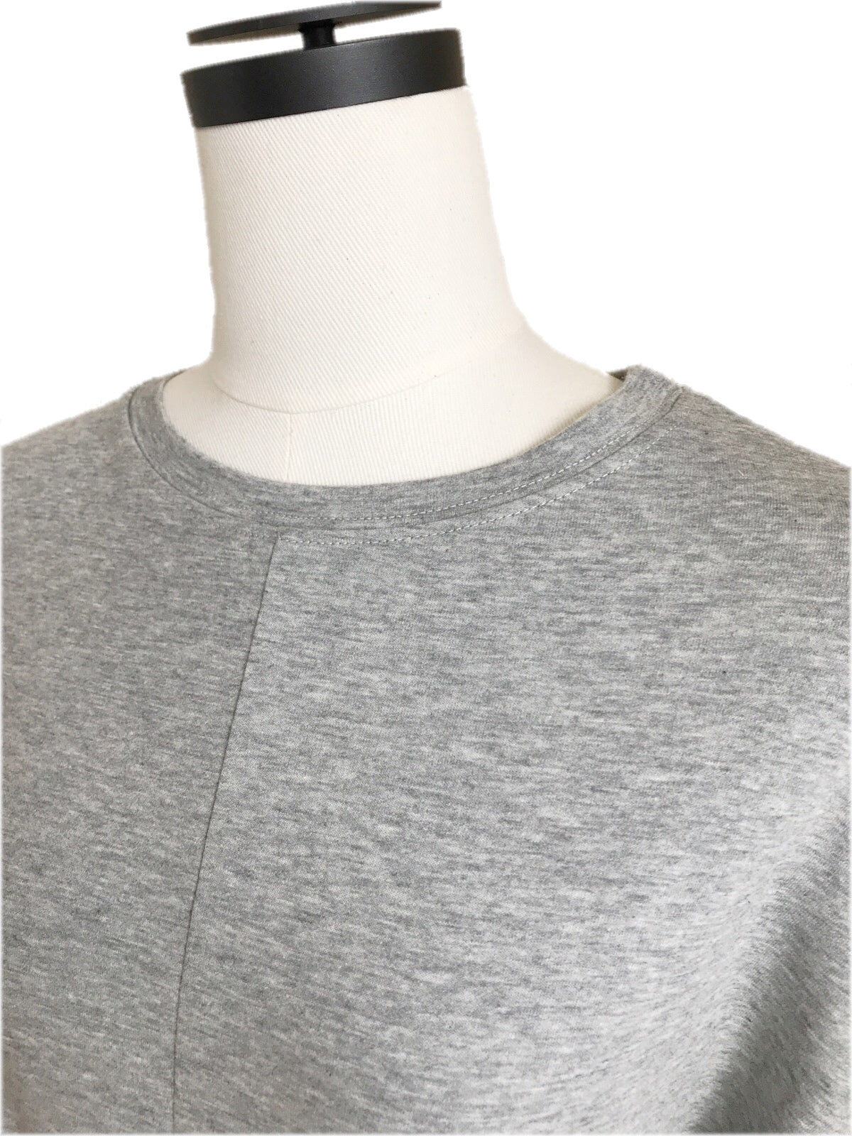 Volume sleeve onepiece [BLACK /GREY]