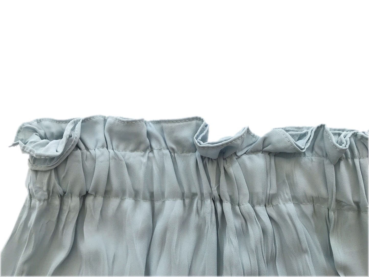 Crinkle tiered skirt